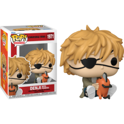 Funko Pop 1971 Denji with Pochita, Chainsaw Man