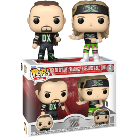 Funko Pop 2-Pack - New Age Outlaws - "Road Dogg" Jesse James & Billy Gunn, WWE