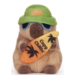Kawaii Kuties Capybara Holiday Plush (Green Hat) 22cm