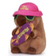 Kawaii Kuties Capybara Holiday Plush (Purple Hat) 22cm