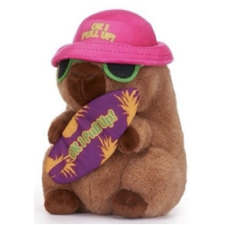 Kawaii Kuties Capybara Holiday Plush (Purple Hat) 22cm