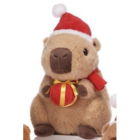 Kawaii Kuties Capybara Christmas Plush (Ball) 24cm