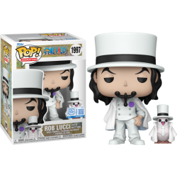 Funko Pop 1997 Rob Lucci with Hattori, One Piece