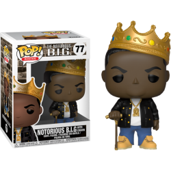 Funko Pop 77 Notorious Big with Crown, The Notorious Big