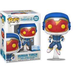 Funko Pop 1521 Human Torch (Astronaut), Fantastic Four: First Steps