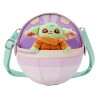 Loungefly Star Wars: The Mandalorian - Grogu Figural Pod Plush 9" Faux Leather Crossbody Bag