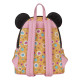 Loungefly Disney - Minnie Mouse Cosplay Floral Pumpkin Glow-in-the-Dark Candy Corn Scented 10" Faux Leather Mini Backpack