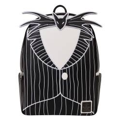 Loungefy The Nightmare Before Christmas - Jack Skellington Cosplay Glow-in-the-Dark 16” Backpack
