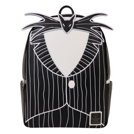 Loungefy The Nightmare Before Christmas - Jack Skellington Cosplay Glow-in-the-Dark 16” Backpack