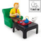 Tintin - Kuifje Drinkt Thee Figurine