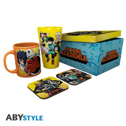 My Hero Academia - Giftset Glass XXL + Mug + 2 Coasters "Heroes"