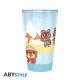Animal Crossing - Large Glass - 400ml - "Beach Characters"