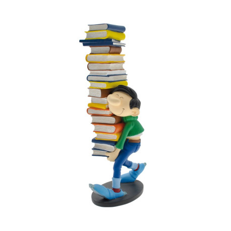 Guust Flater: Gaston met Boeken Beeld