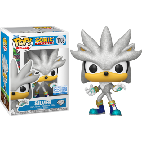 Funko Pop 1103 Silver (Diamond)(Special Edition), Sonic The Hedgehog