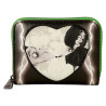 Loungefly Frankenweenie - Sparky & Persephone Glow-in-the-Dark 4" Faux Leather Zip-Around Wallet