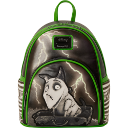 Loungefly Frankenweenie - Sparky Glow-in-the-Dark 10" Faux Leather Mini Backpack