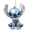 Disney Stitch - Metallic Hanging Ornament