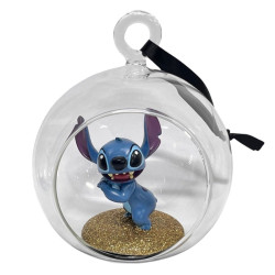 Disney Stitch - Glazen Open Kerstbal 3D Figure