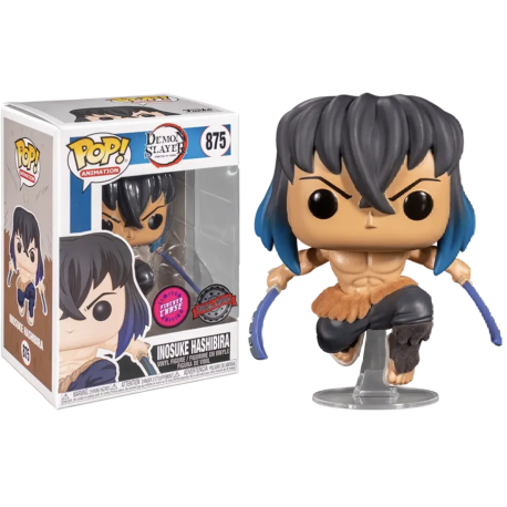 Funko Pop 875 Inosuke Hashibira (Flocked)(Special Edition), Demon Slayer