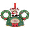 Disney Mickey and Minnie Mouse Festive Ears Hat Ornament