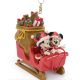 Disney Mickey and Minnie Mouse Festive Sleigh Ornament