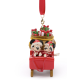 Disney Mickey and Minnie Mouse Festive Sleigh Ornament