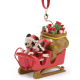 Disney Mickey and Minnie Mouse Festive Sleigh Ornament