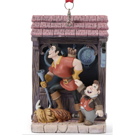 Disney Gaston and LeFou Sketchbook Ornament, Beauty and the Beast