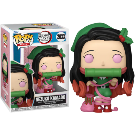 Funko Pop 2033 Nezuko Kamado (Holiday), Demon Slayer