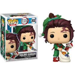 Funko Pop 2032 Tanjiro Kamado (Holiday), Demon Slayer