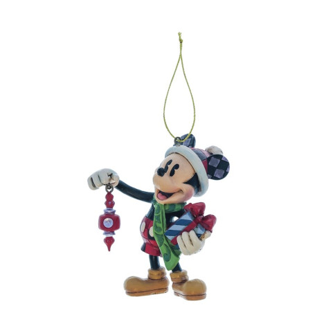 Disney Traditions - Mickey Holding Gifts Hanging Ornament