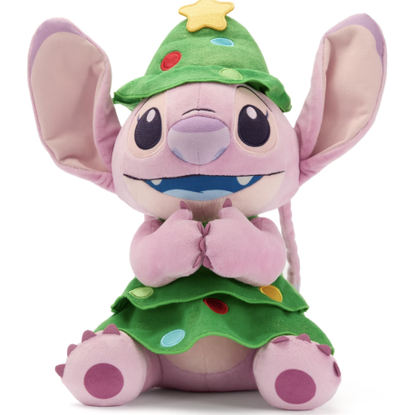 Disney Angel Festive Knuffel, Lilo & Stitch - 35cm