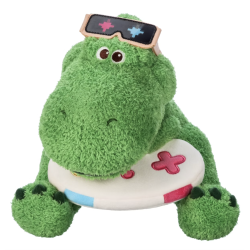 Disney Rex Gamer Knuffel, Toy Story - 25.5cm