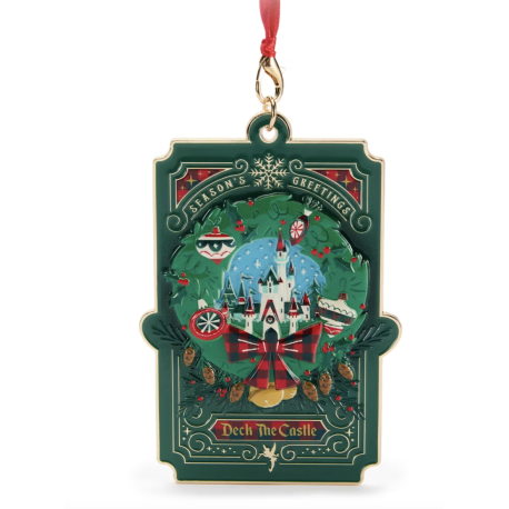 Disney Castle Metal Ornament