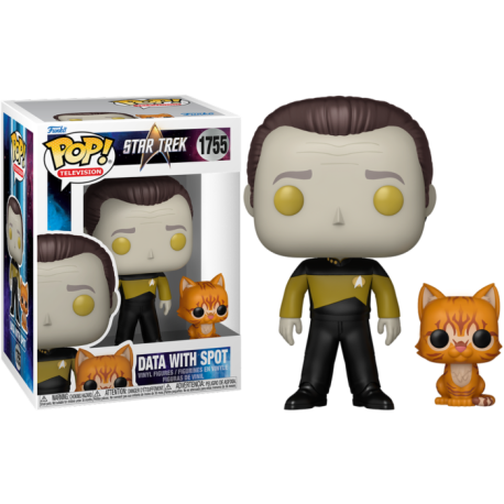 Funko Pop 1755 Data with Spot, Star Trek