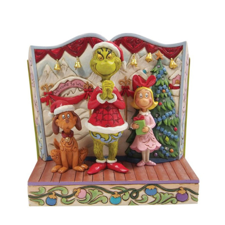Jim Shore - The Grinch With Cindy-Lou And Max Storybook