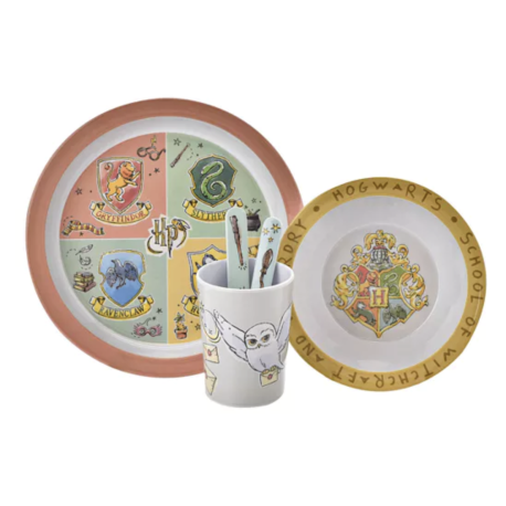 Harry Potter Charms - Melamine 5pc Dinner Set