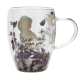 Disney Pastel Princess Floral Decorative Glass Mug - Jasmine