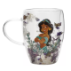 Disney Pastel Princess Floral Decorative Glazen Mok - Jasmine