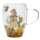 Disney Pastel Princess Floral Decorative Glass Mug - Belle