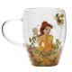 Disney Pastel Princess Floral Decorative Glazen Mok - Belle