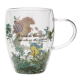 Disney Pastel Princess Floral Decorative Glass Mug - Ariel