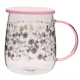 Disney Classic Collectable Glass Mug With Lid - Minnie Mouse