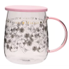 Disney Classic Collectable Glass Mug With Lid - Minnie Mouse