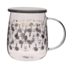 Disney Classic Collectable Glass Mug With Lid - Mickey Mouse