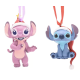 Disney Stitch And Angel Set of 2 Hanging Decorations
