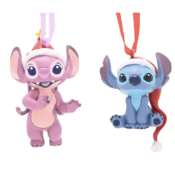 Disney Stitch And Angel Set of 2 Hanging Decorations