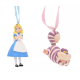 Disney Alice And Cheshire Cat Set of 2 Hanging Decorations
