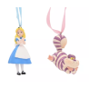 Disney Alice And Cheshire Cat Set of 2 Hanging Decorations