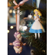 Disney Alice And Cheshire Cat Set of 2 Hanging Decorations